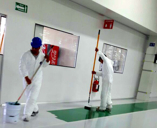 pisos para plantas procesadoras de pulpa/papel en Zinacantepec